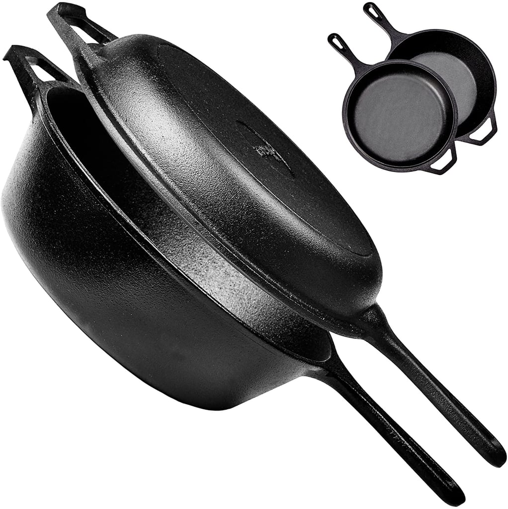 Cuisinel Cast Iron 2-In-1 Multi Cooker