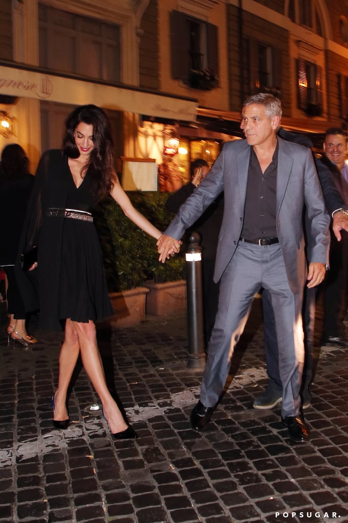 George and Amal Clooney Out in Rome May 2016 | Pictures