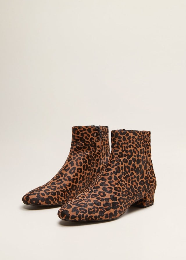 mango animal print boots