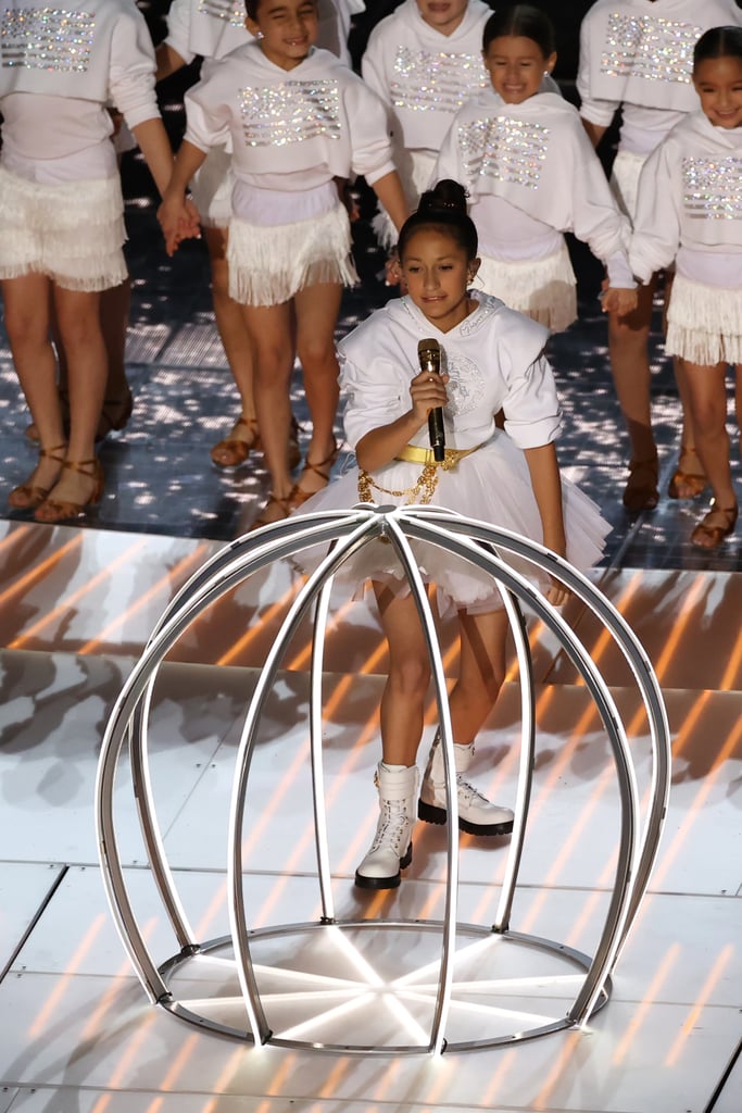 Watch Jennifer Lopez's Daughter Emme Sing at the Super ...