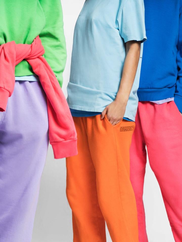 pangaia recycled cotton track pants