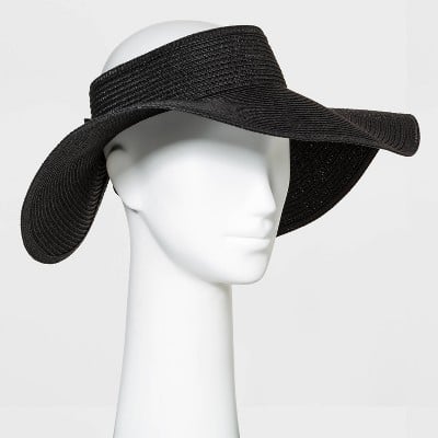 Shade & Shore Packable Straw Visor Hat