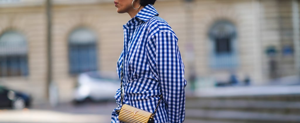 Old Navy Puff-Sleeve Gingham Mini Wrap Dress Review: Photos