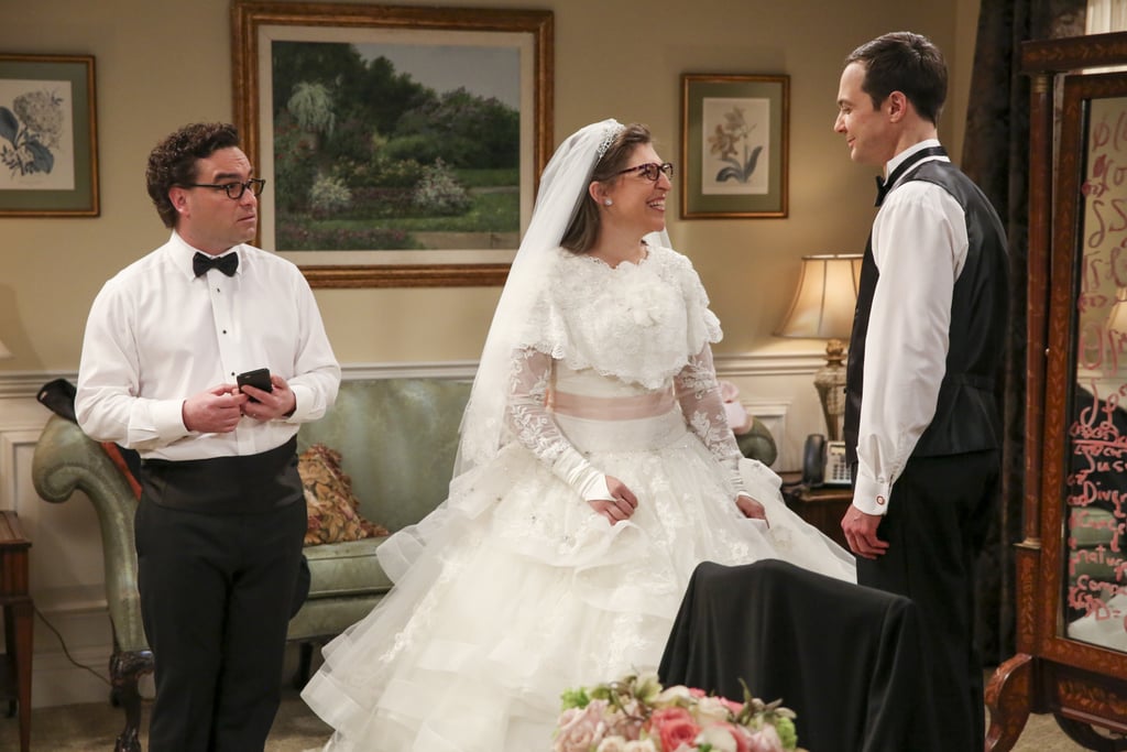 Sheldon And Amys Wedding On Big Bang Theory Photos Popsugar 4579