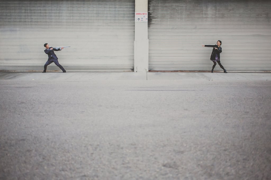 Los Angeles Arts District Engagement Photos