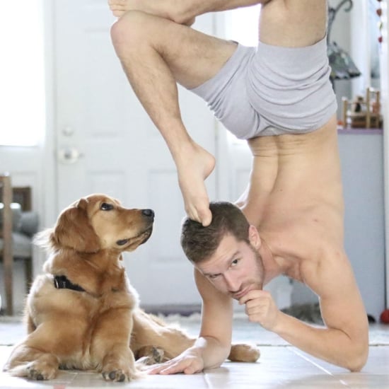 Yoga Instructor Posts Adorable Videos With His Dog