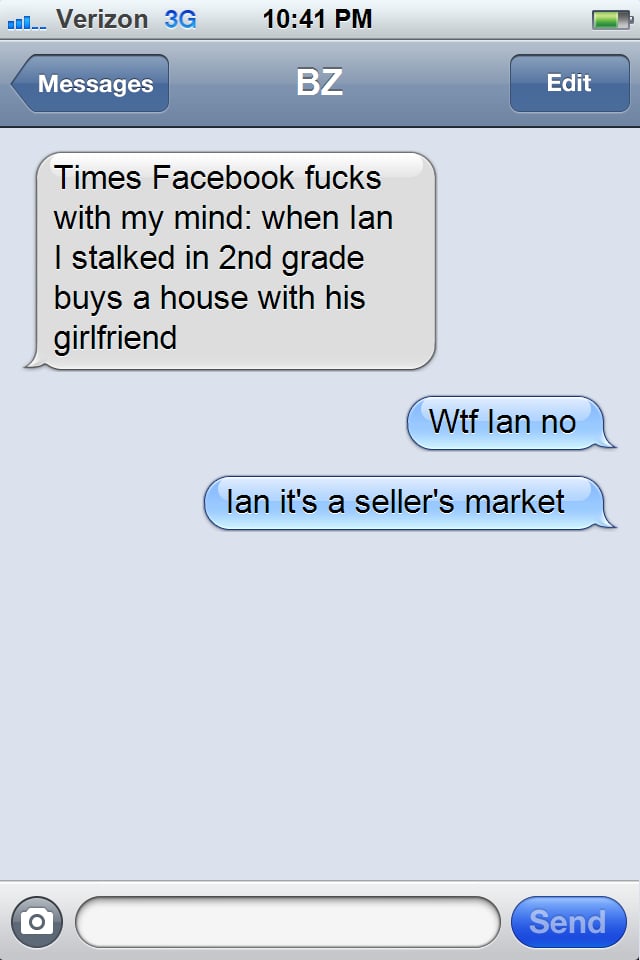It's a Seller's Market, Ian