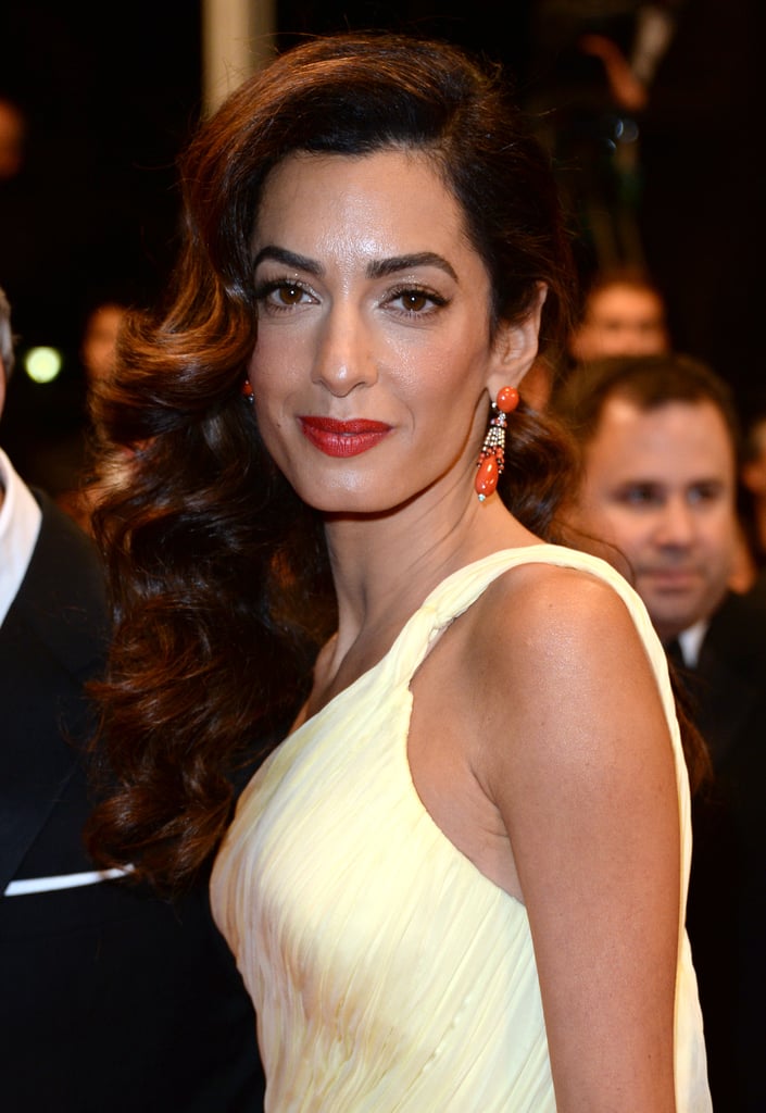 Amal Clooney channeled movie star glamour on the red carpet for the Money Monster premiere.