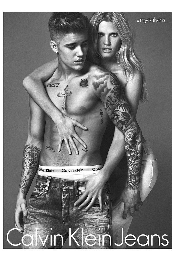 Justin Bieber and Lara Stone 2015 Campaign