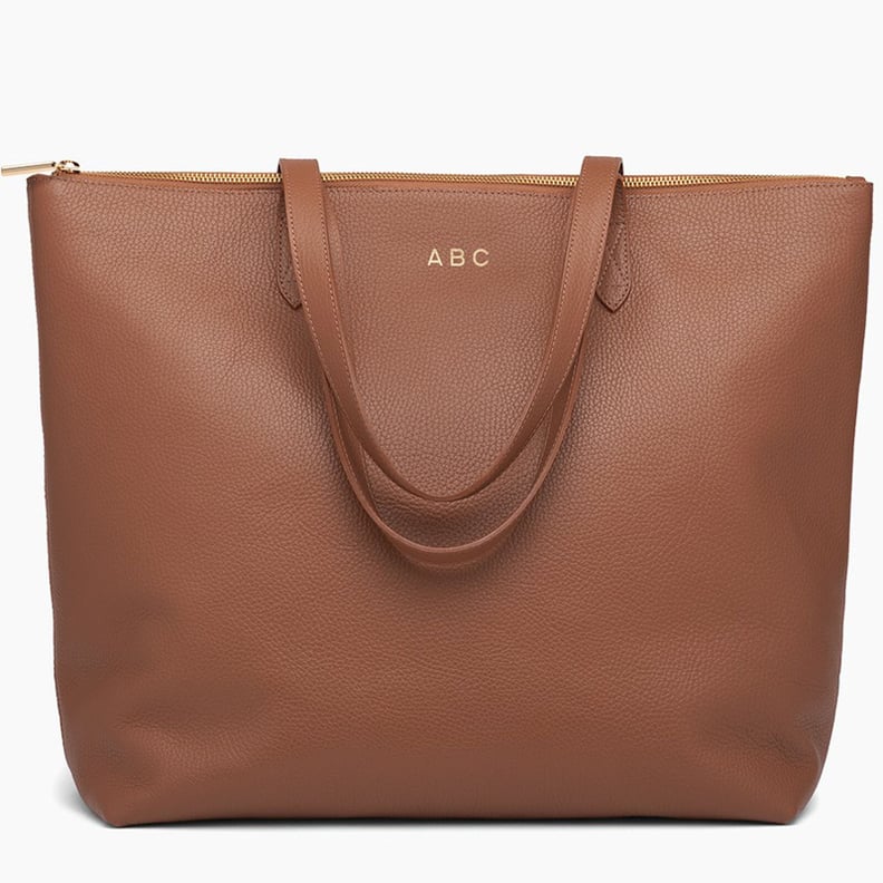 Best Zippered Tote Bag: Cuyana Classic Leather Zipper Tote