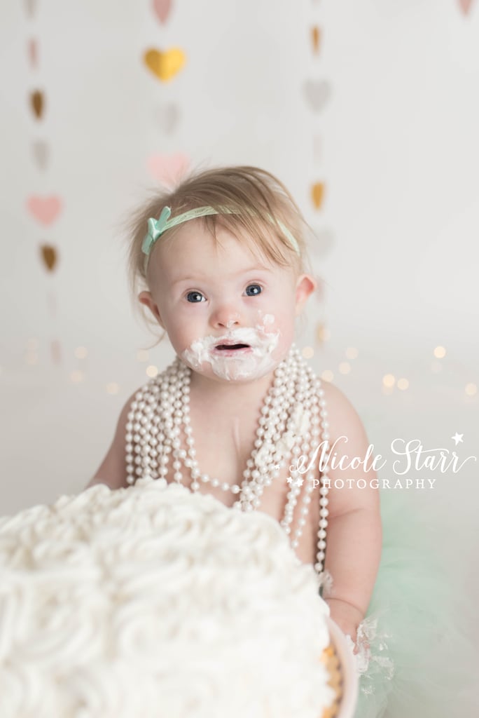 Three of Hearts Girls With Down Syndrome Cake Smash