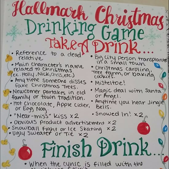 Hallmark Christmas Movie Drinking Game