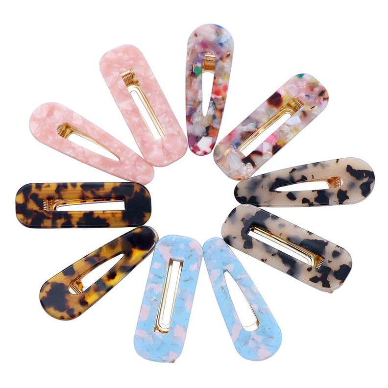 Acrylic Resin Hair Barrettes