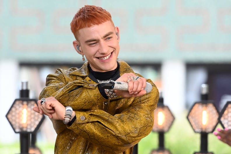 LONDON, ENGLAND - JUNE 06: Olly Alexander performs during the Virgin Media British Academy Television Awards 2021 at Television Centre on June 06, 2021 in London, England. (Photo by Dave J Hogan/Getty Images)