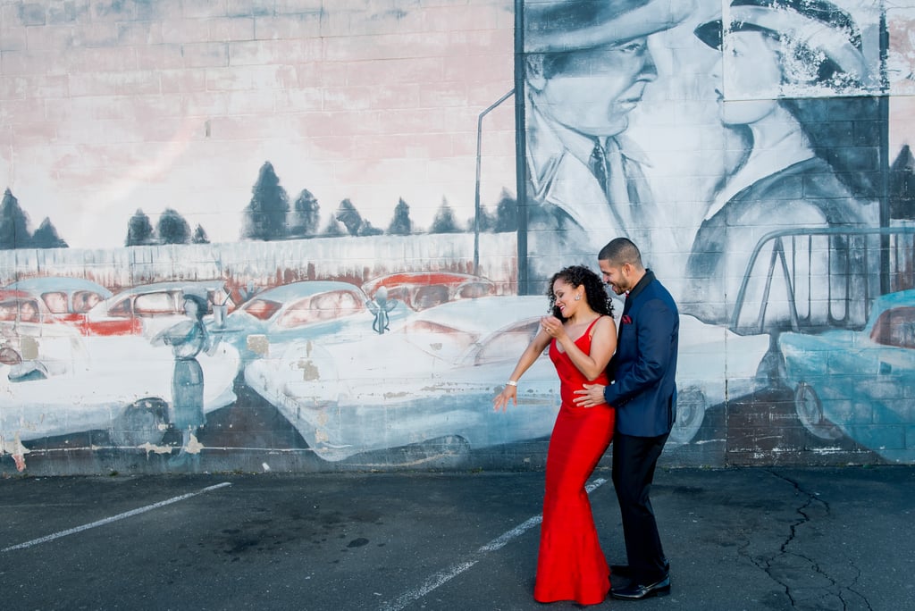 Glamorous City Engagement Shoot