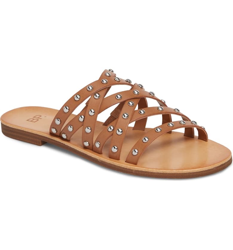 BP Wanda Studded Slide Sandals