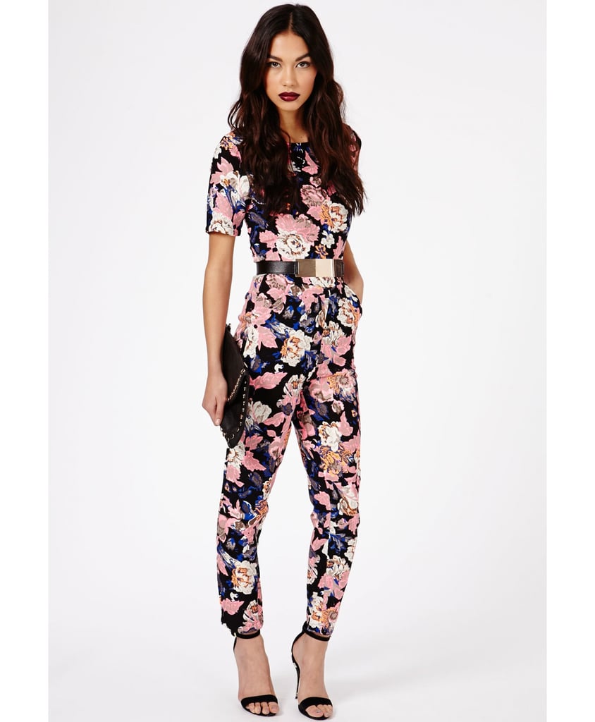 Missguided Keiko Floral Jumpsuit