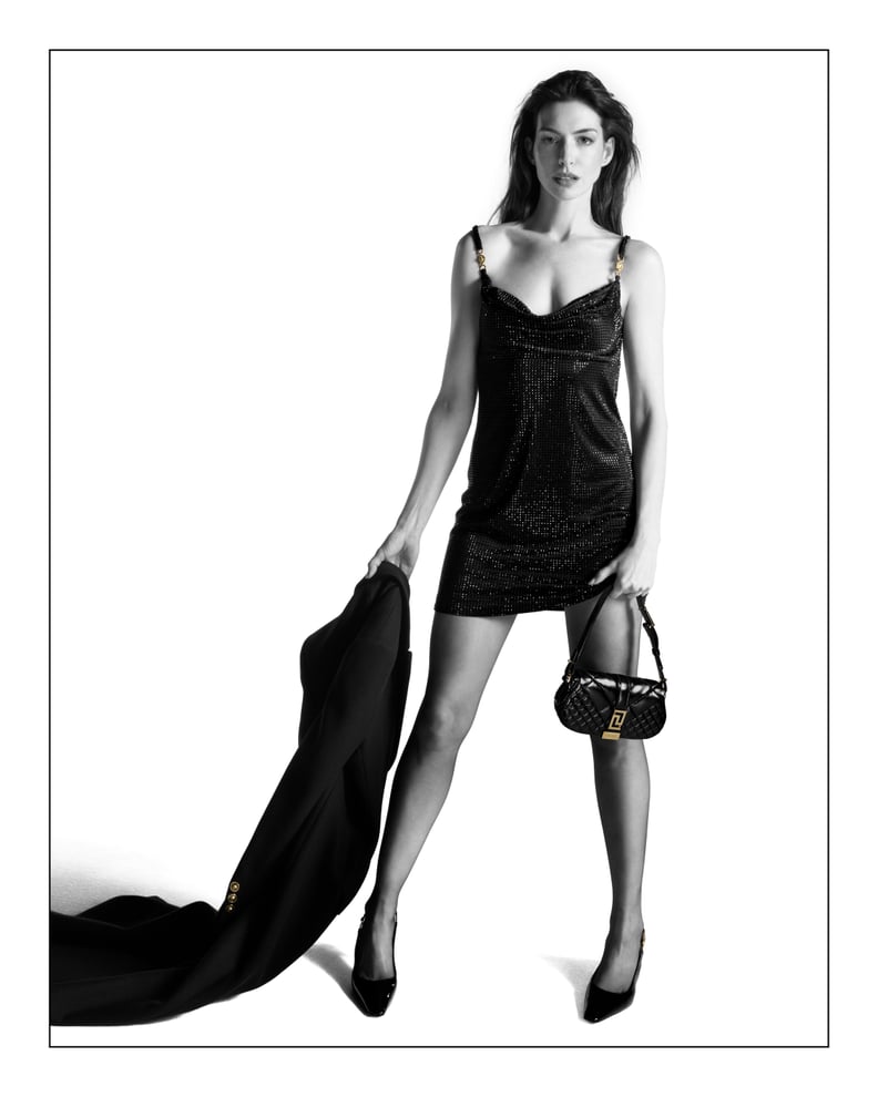 Anne Hathaway in Versace's Icons Collection Campaign