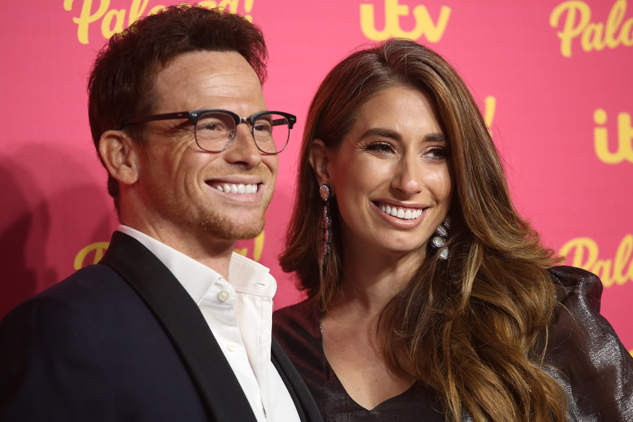 LONDON, ENGLAND - NOVEMBER 12: Joe Swash and Stacey Solomon attend the ITV Palooza 2019 at The Royal Festival Hall on November 12, 2019 in London, England. (Photo by Lia Toby/Getty Images)