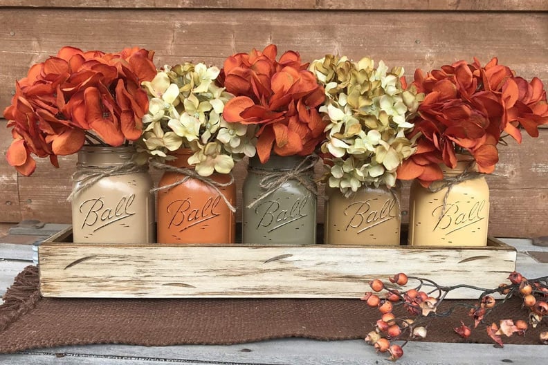 Fall Mason Canning Jars