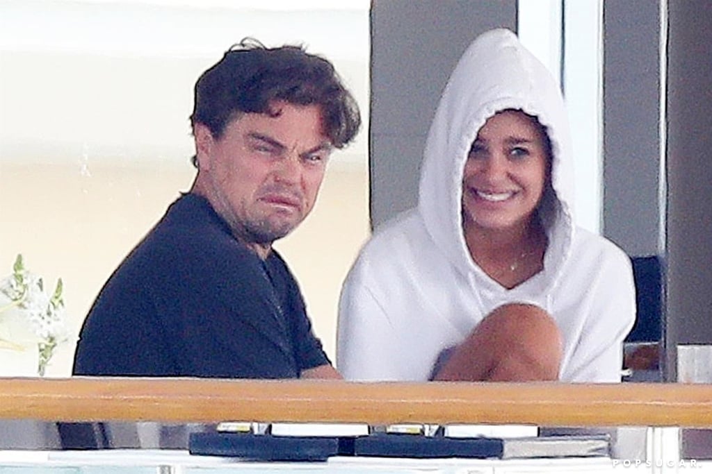 Leonardo DiCaprio Making Faces on a Boat August 2018