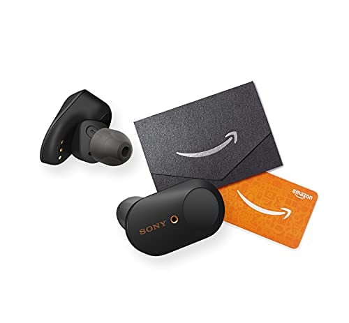 Sony WF-1000XM3/B Noise-Canceling Wireless Headphones With Free $20 Amazon Gift Card