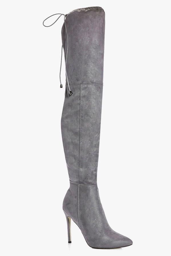 Boohoo Anya Thigh-High Boots