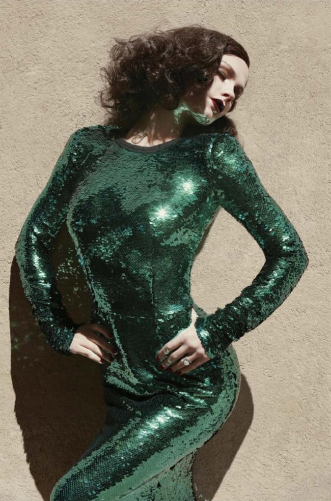 quiz emerald dress