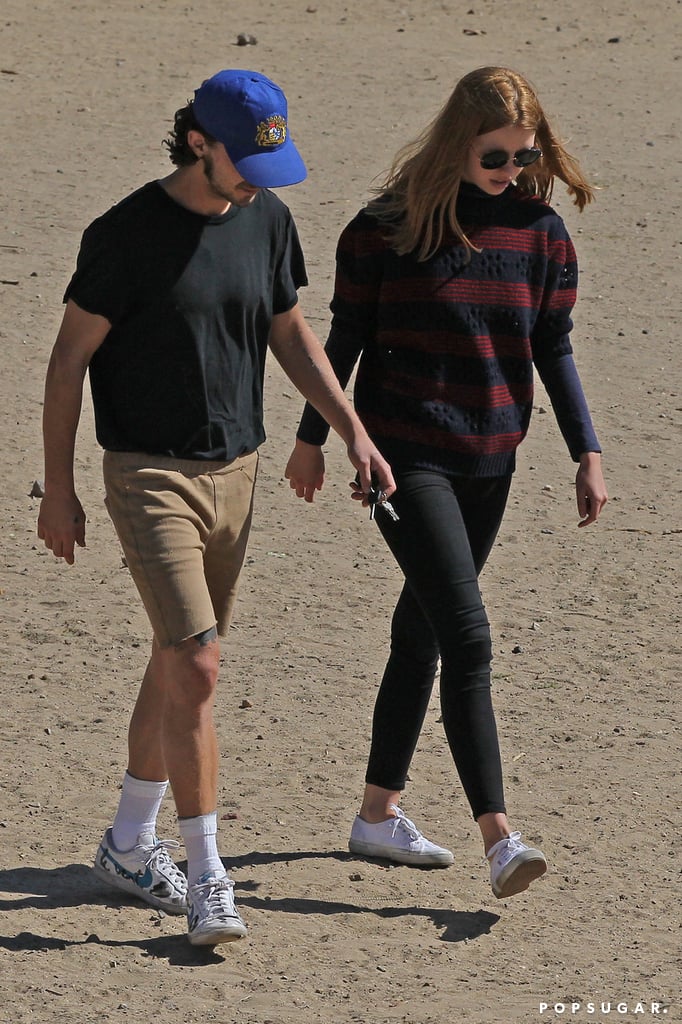 Shia LaBeouf and Mia Goth Out in LA October 2016