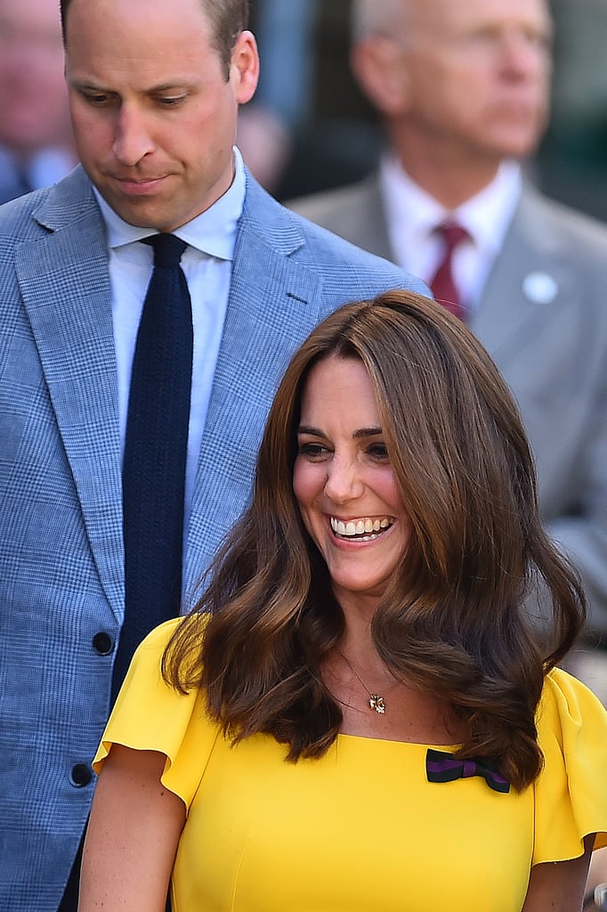 Kate Middleton Yellow Dress Wimbledon 2018