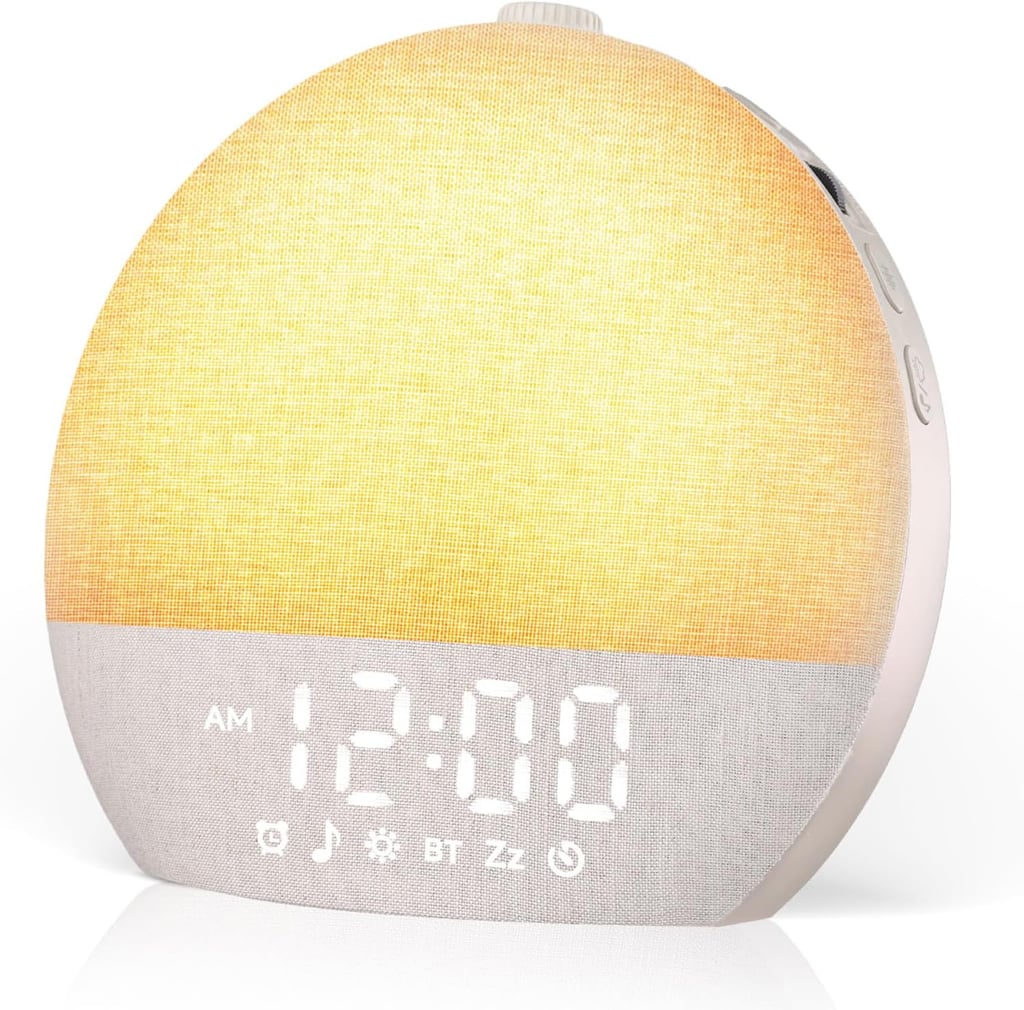 Sunrise Alarm Clock ($50, originally $60)
For anyone who loathes waking up to the sound of a blaring alarm, this alarm clock uses gradual light instead. It mimics a natural sunrise to kick-start your own biological clock as a more soothing wake-up call. It features dual alarms and unlimited snooze, and even doubles as a white noise machine.
