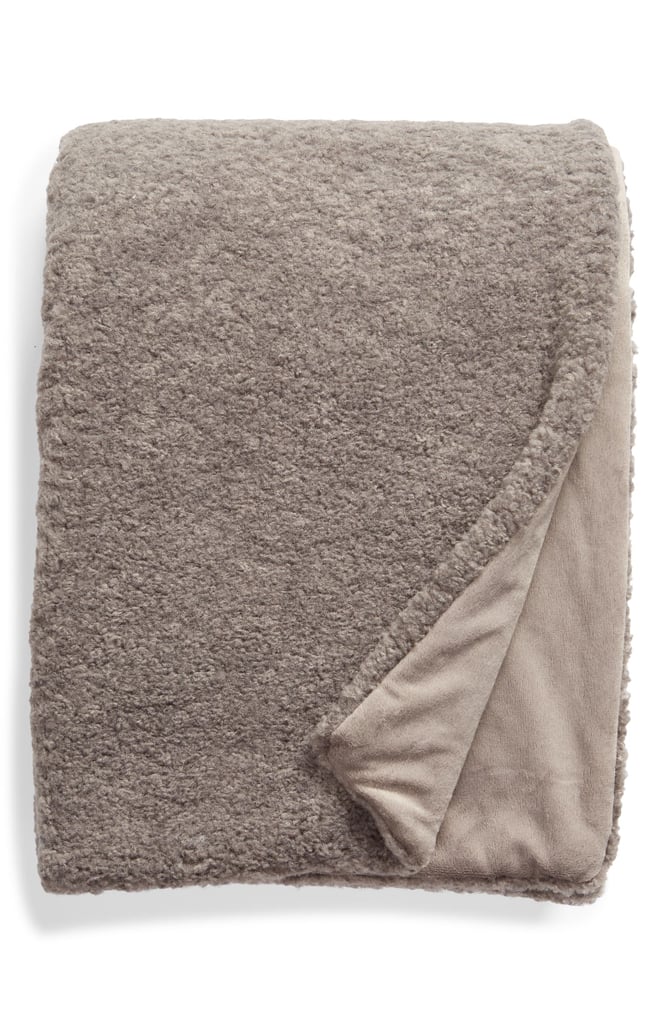 Nordstrom Teddy Faux Fur Oversize Throw Blanket