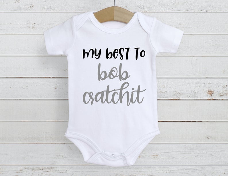 Schitt's Creek My Best to Bob Cratchit Onesie