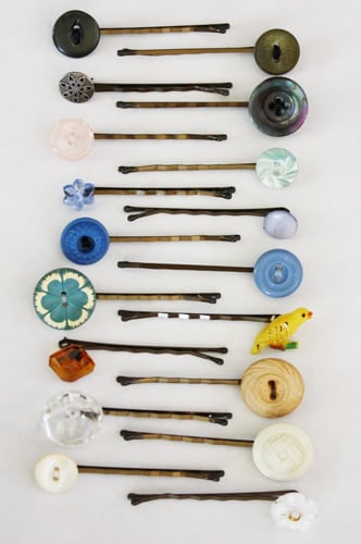 Button Hairpins