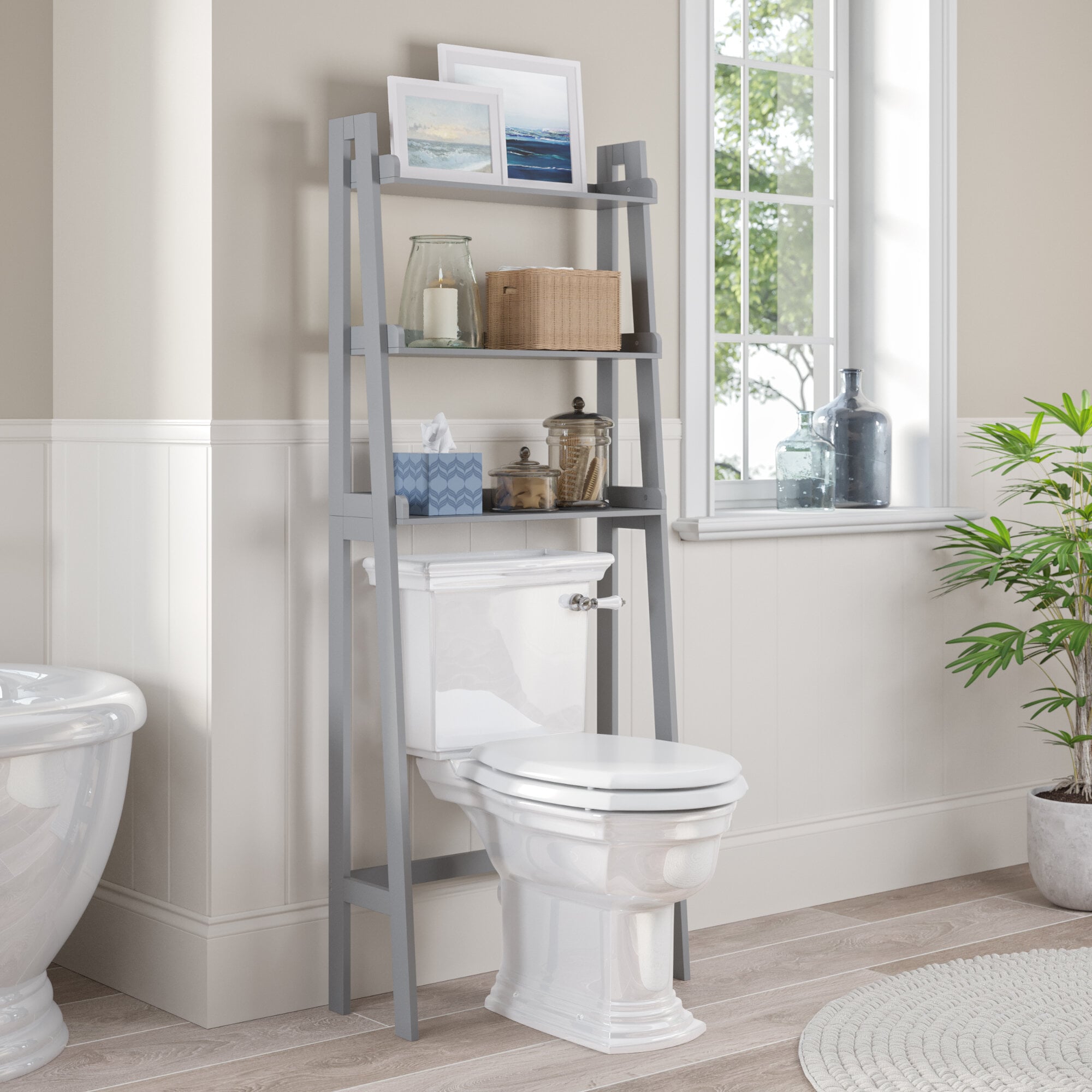 Small over the sales toilet storage