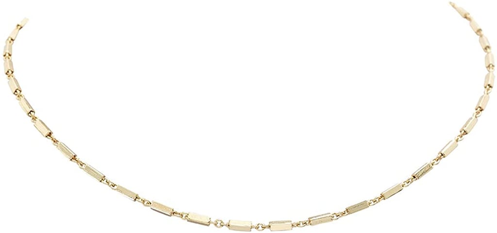 Gold Breaking Point Pavé Chain Pendant Necklace | Uncommon James