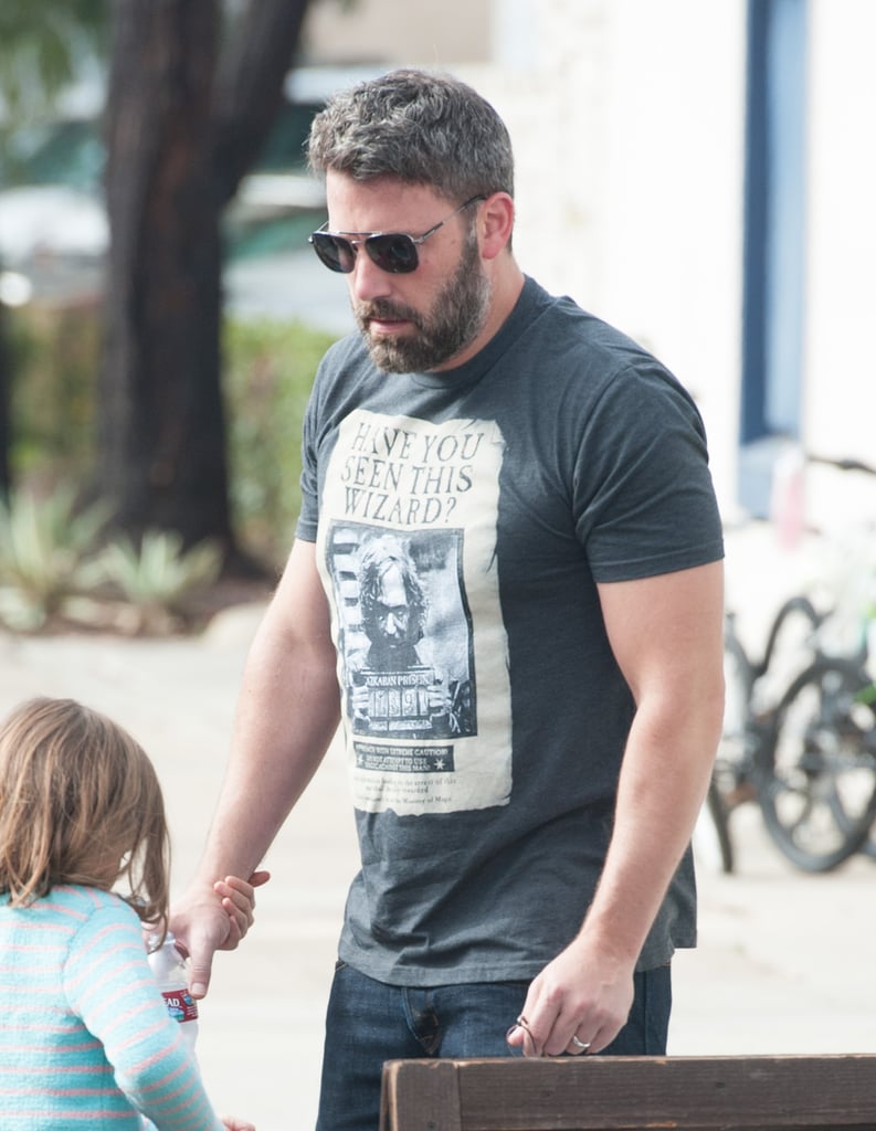 Ben Affleck Smiling After Disney World Vacation