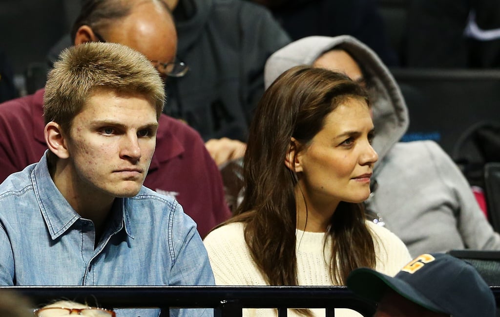 Katie Holmes and Suri Cruise at Basketball Game March 2016