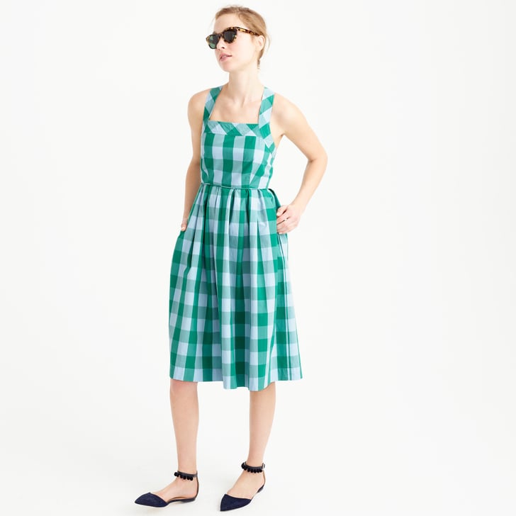 J.Crew Gingham Sundress ($138) | Work Dresses For Summer | POPSUGAR Fashion Photo 3