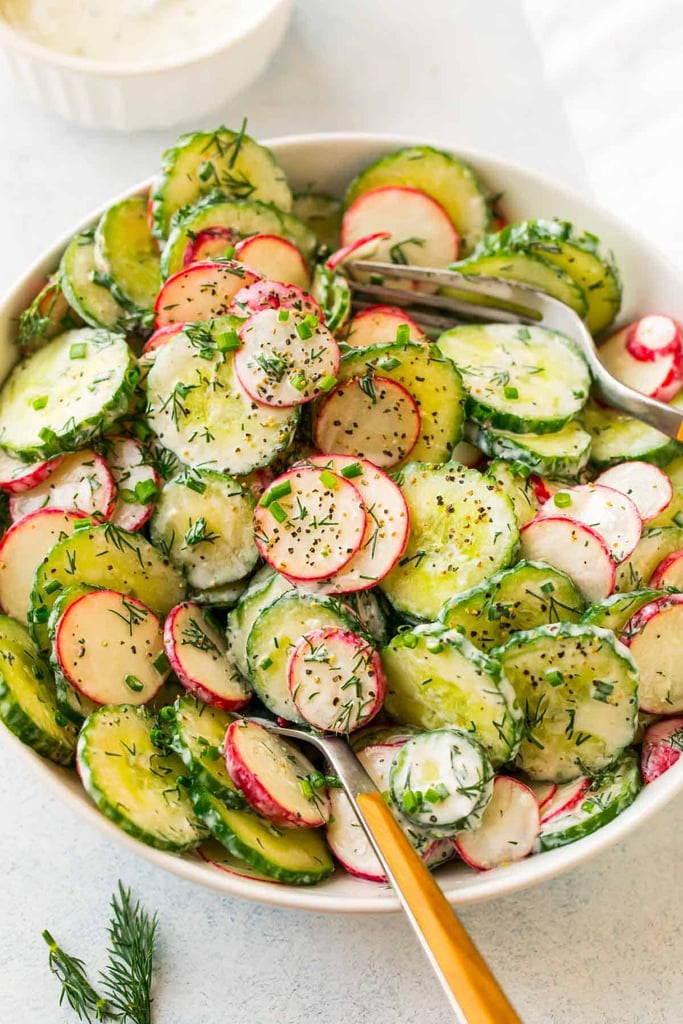 Creamy Cucumber Salad | Healthy Meals to Lose Weight | POPSUGAR Fitness ...