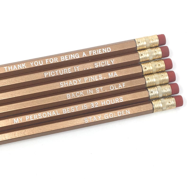 Stay Golden Pencil Set