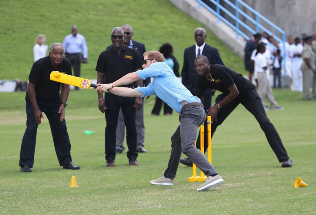 Prince Harry Dancing With Kids in the Caribbean 2016