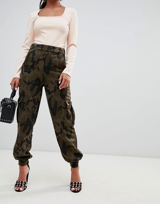 Boohoo Petite Camo Cargo Pants | Gwen Stefani Cargo Camo Pants ...