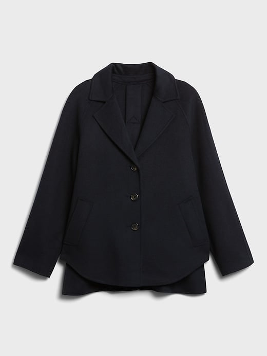 Banana Republic Unlined Double-Faced Swing Coat