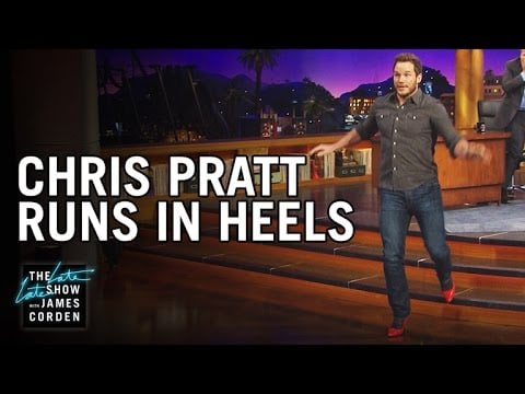 When He Ran in Heels Like a Pro