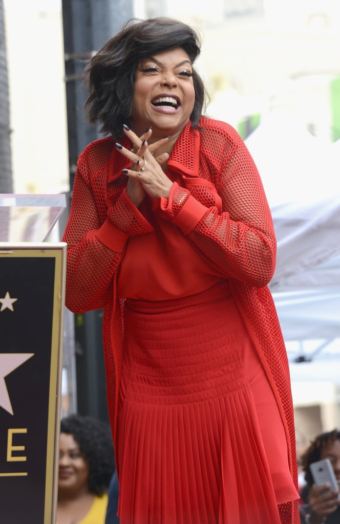 Taraji P. Henson at Hollywood Walk of Fame Ceremony 2019