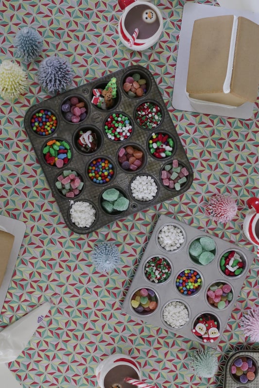 Muffin Tray Candy Holders