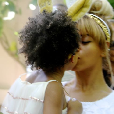 Beyonce and Blue on Easter 2014