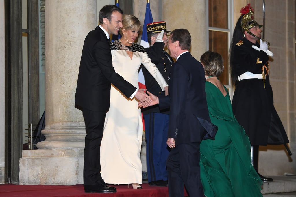 Brigitte Macron's Louis Vuitton Dress at State Dinner