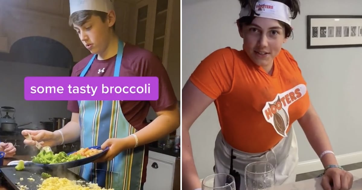 This Teen Makes Creative Meals For Family During Quarantine Popsugar Family